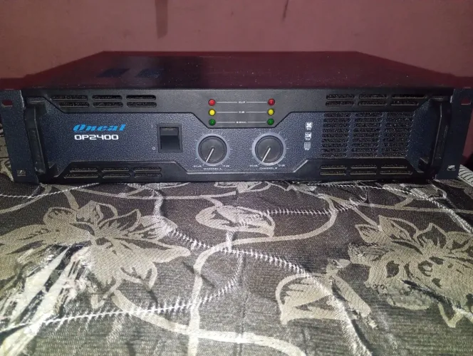 Amplificador De Potência Oneal (Semi-Novo) Op 2400 2 Canais 400 Wrms