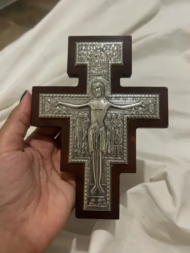 Cruz de prata 925 italiana