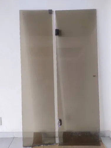 Box blindex fumê bronze 1,80 altura 