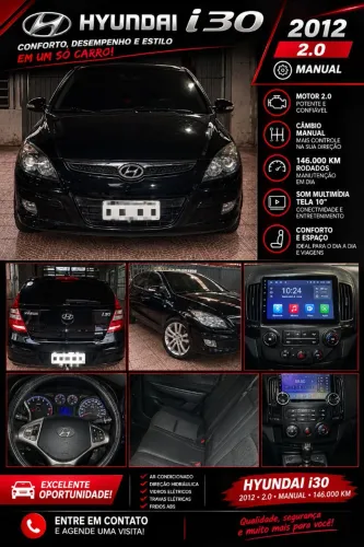 Hyundai I30 2.0 16V 145cv 5P Mec. 2012