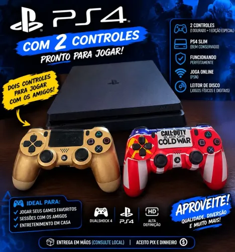 PS4, 2 manetes