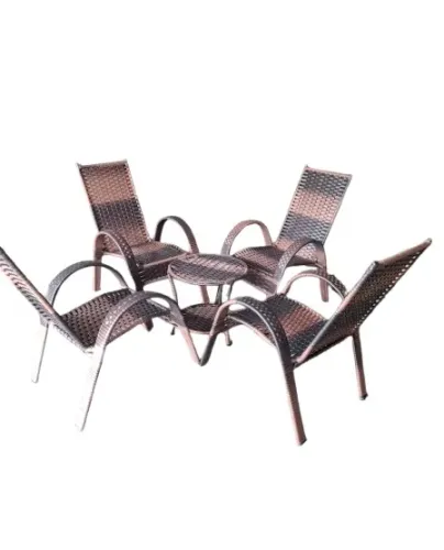 Jogo de cadeira com mesa áreas externas novas 