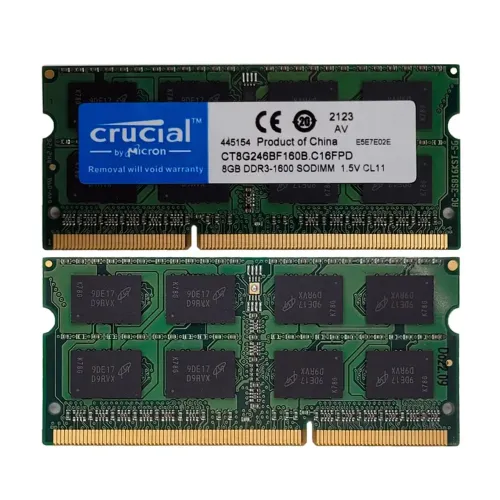 Memória Ram Notebook 8GB 1600mhz Ddr3 - Crucial