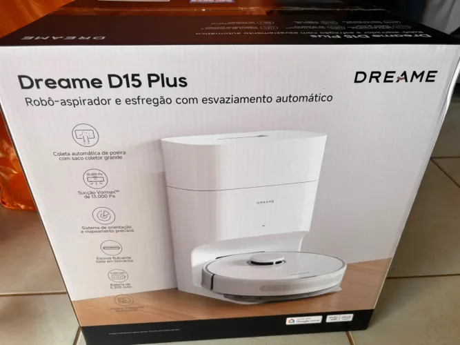 DREAME D15 Plus Robô Aspirador e Passa Pano com Autoesvaziamento