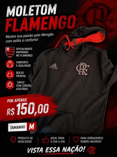 Moleton Licenciado Flamengo M