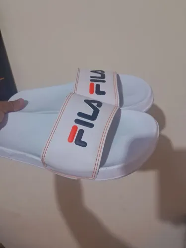 Chinelo  Slide Fila Branco 39
