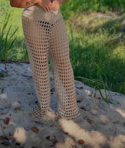 Calça saída de praia 