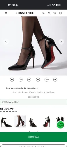 Salto alto scarpin