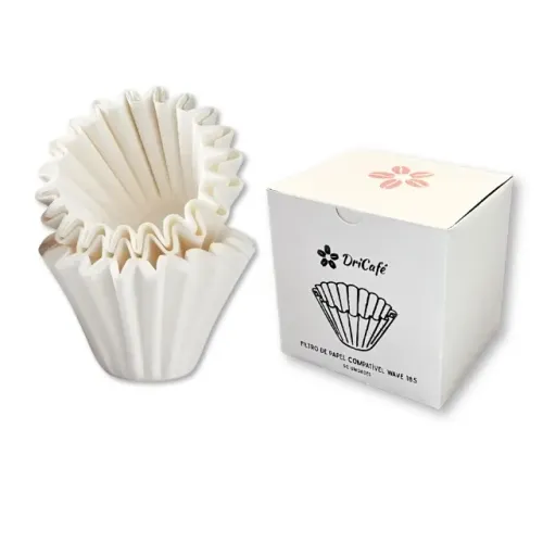 Filtro Coador Café de Papel Tipo Wave 185 para Kalita - 50 unidades