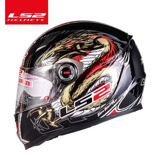 Capacete LS2 CLASSIC FULL Dragon tamanho XL