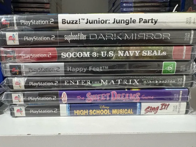Lote de Jogos PS2 e PS4 + case lata Splinter Cell