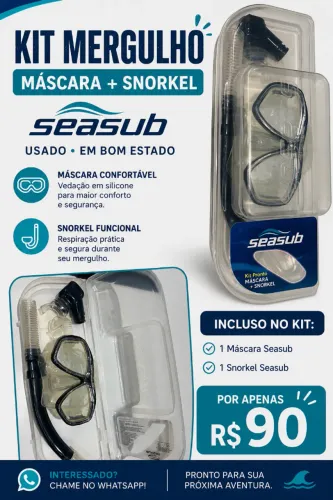 Máscara e snorkel