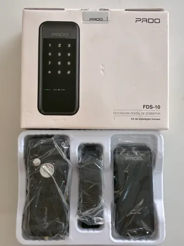 ? Fechadura Digital PADO FDS-10 Touchscreen - Nova | Oportunidade
