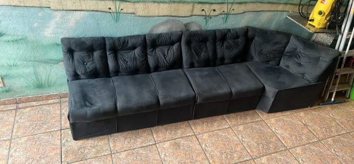 Sofá de 7 lugares em L