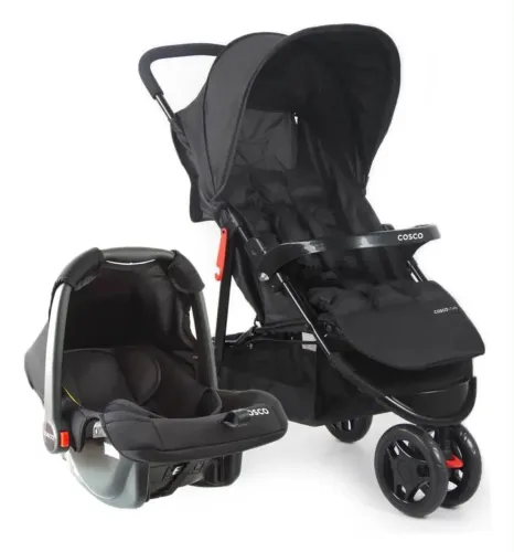 Carrinho e bebê conforto Cosco Kids - 0 a 15kg