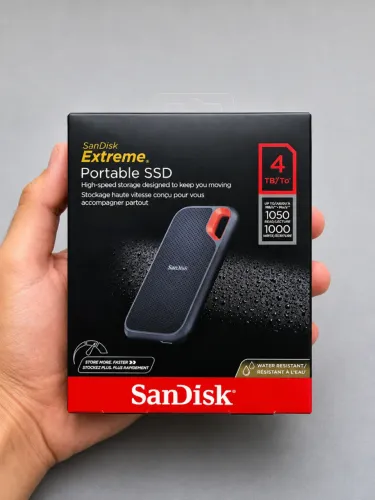 SSD Portátil SanDisk Extreme 4TB (1050MB/s) - Novo e Lacrado