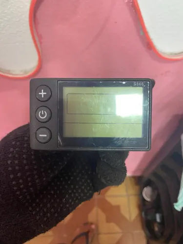 Display Lcd Para Bicicleta Elétrica S866 24v 36v 48v E-bike
