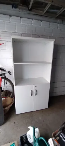 Armário escritório reforçado fundo MDF 160 x 80