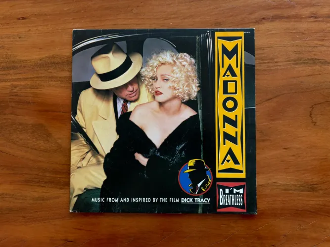 2 discos de vinil - Madonna, Bee Gees, Elvis