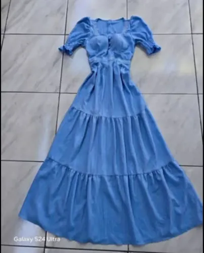Vestido longo com bojo novo