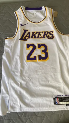 Camisa Lakers LeBron James Branca Home - Nova - Tam G