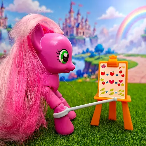 My Little Pony G4 - Cheerilee Articulada com Acessórios