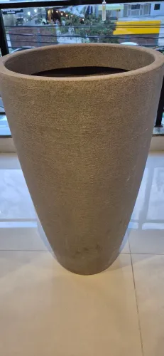 Vaso de flores cone 43x76cm