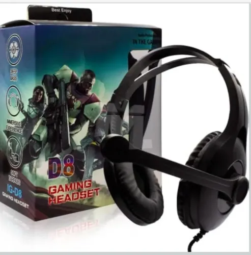 Headset Gamer com microfone. 