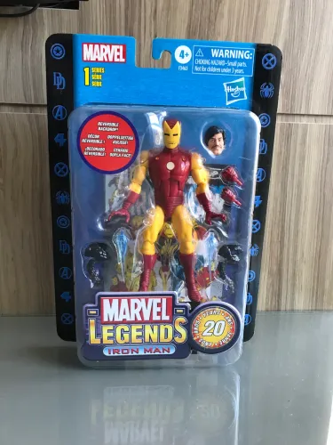 Iron Man Homem de Ferro Marvel Legends 20 Anos Hasbro 