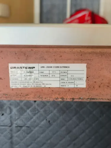 Lava louca BRASTEMP 12 serviços eletrônica