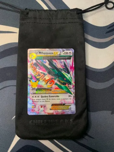 M Rayquaza EX 76/108 Pokémon 25 Anos Original Estado Excelente