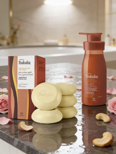 Kit Presente Natura Tododia Jambo Rosa e Flor de Caju
