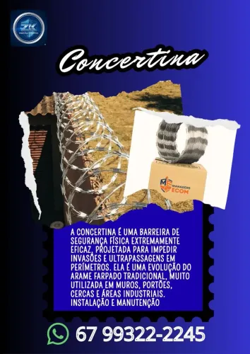 Concertina: Lâminas de aço para uma proteção imbatível
