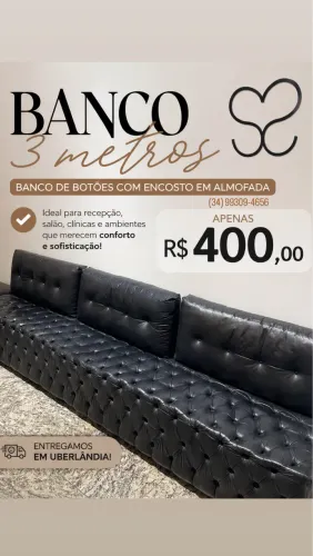Vendo sofá 3M preto 