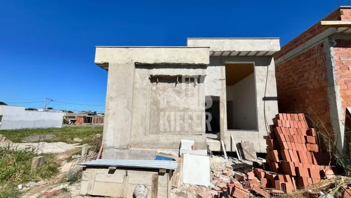 Casa em construção em condominio 3 quartos | 1 Suíte | Projeto moderno por R$ 560.000 - Ca