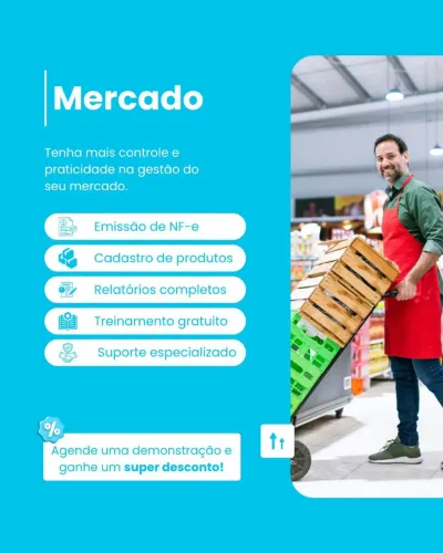 Sistema de Gestão Completo para Mercados