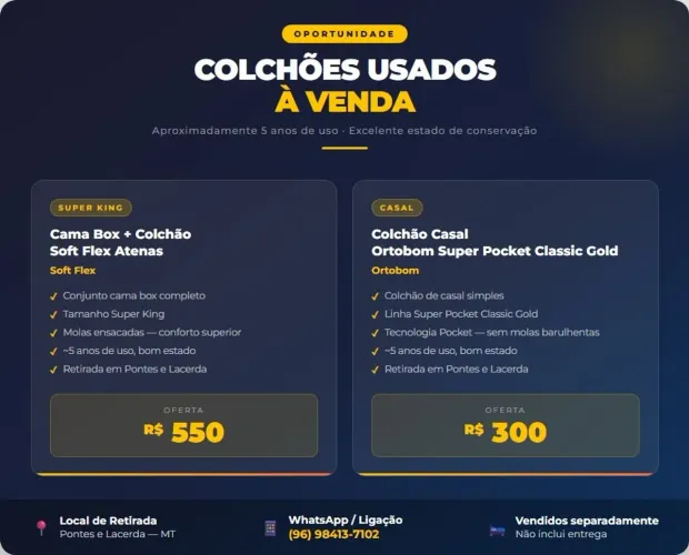 Colchões usados à venda 