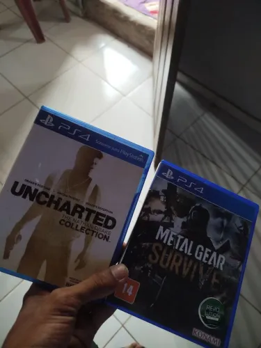 Uncharted collection + metal gear survive