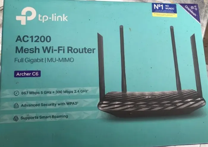 Roteador Wireless Gigabit MU-MIMO AC1200 Archer C6 TP Link 