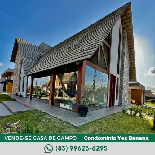 CONDOMÍNIO YES BANANA EM BANANEIRAS/PB. Casa de alto padräo à venda com 6 qts