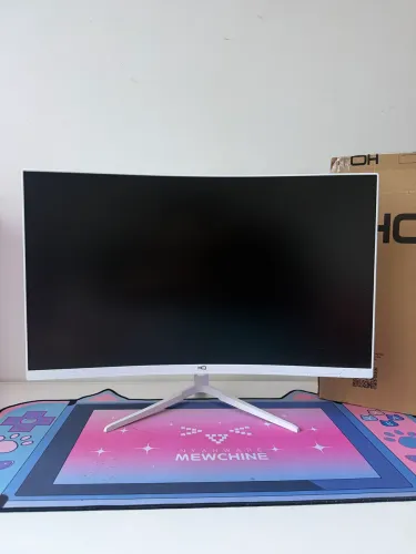 Monitor Gamer Branco 27 Curvo 1ms 180hz Hq Premium Hqw27c
