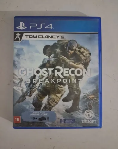 Promoção Jogo Tom Clancys Ghost Recon Breakpoint PS4( ACEITO CREDISHOP)
