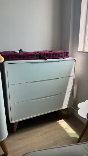 Cômoda Branca 3 gavetas