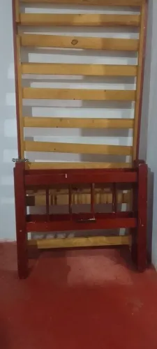 Cama solteiro madeira