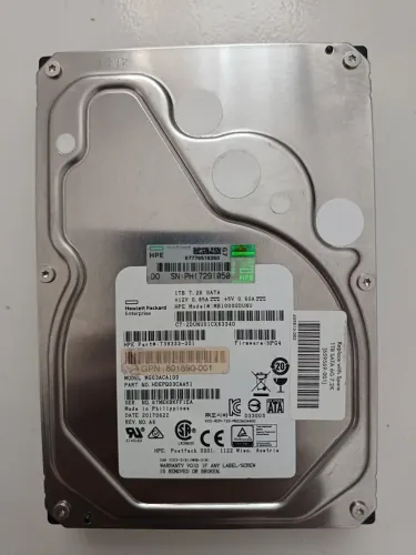 Hd 1tb HP 7.2K Sata 6gb dvr cftv servidores