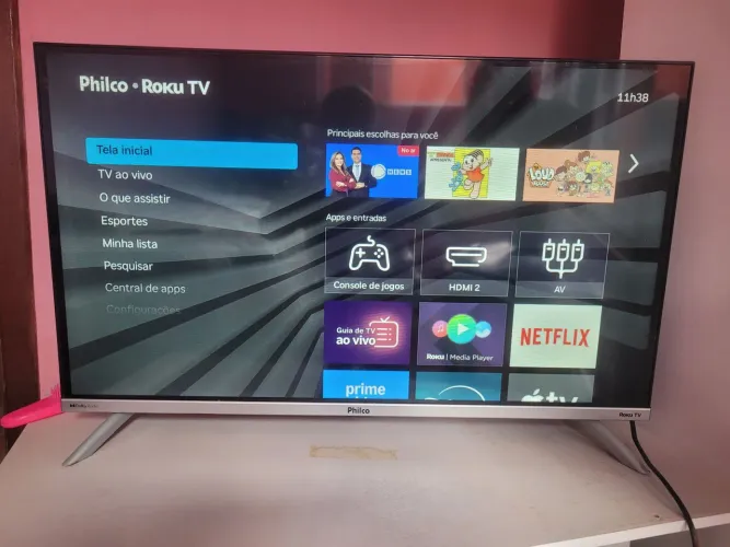 Vendo TV 32 polegada smart marca phillco valor 1000 reias *