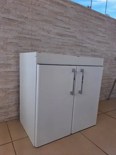 Armário de banheiro 100% mdf branco