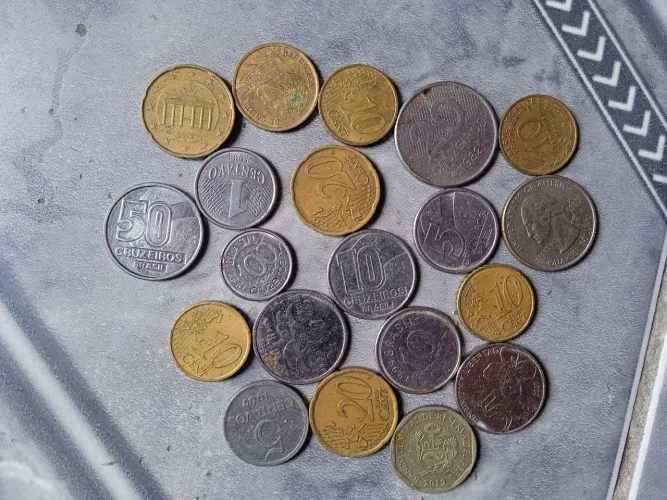 Moedas mistas para colecionadores