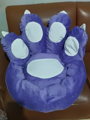 ? Almofada Patinha Gigante | Super Macia | Puff Infantil | Cama para Pets | Decoração Fof