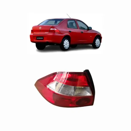 Lanterna Traseira LE Chevrolet GM Prisma 2007/2012 Original